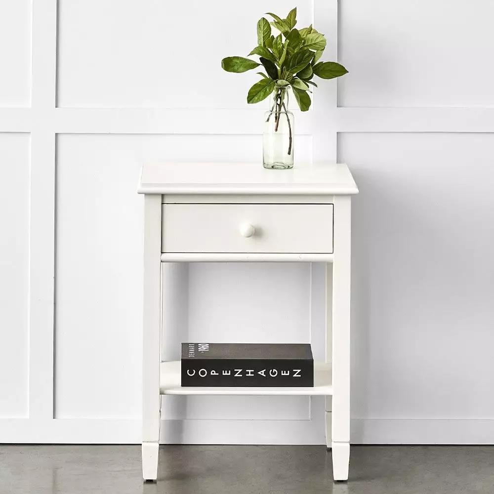 Bedside Tables | Bella Bedside Table White Bedside Tables Bedside Tables