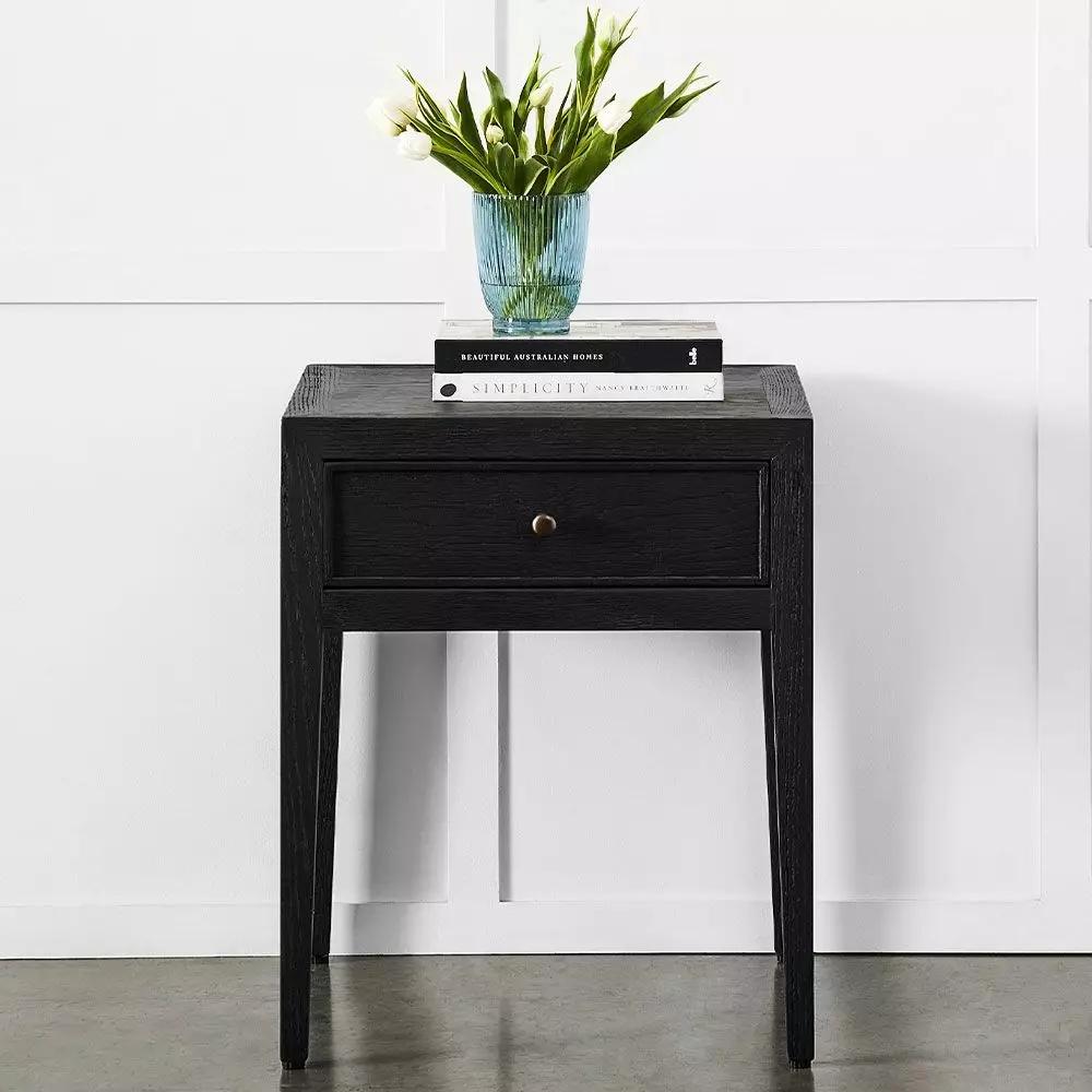 Bedside Tables | Fitzroy Bedside Table Black Bedside Tables Bedside Tables