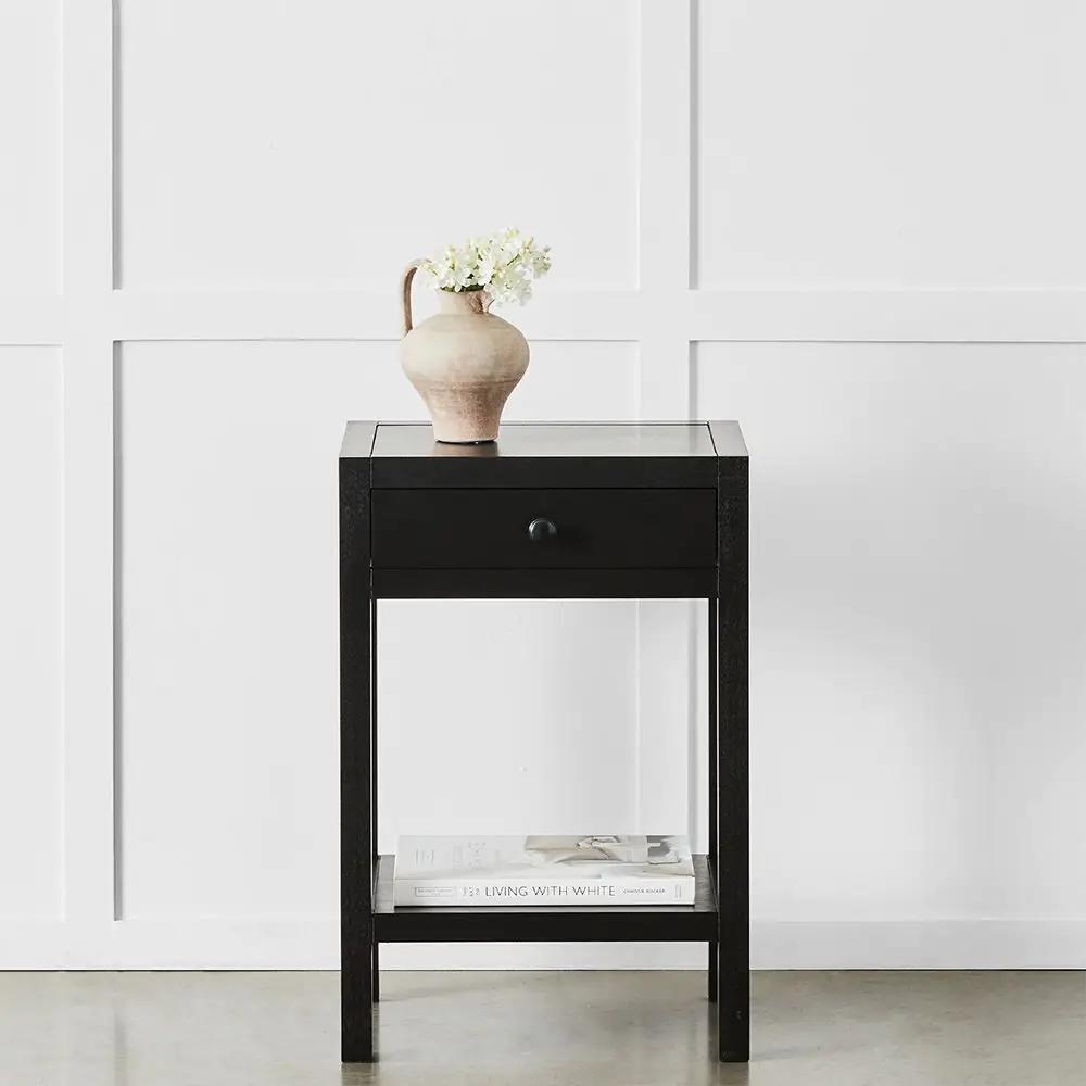 Bedside Tables | Oliver Bedside Table Black Bedside Tables Bedside Tables