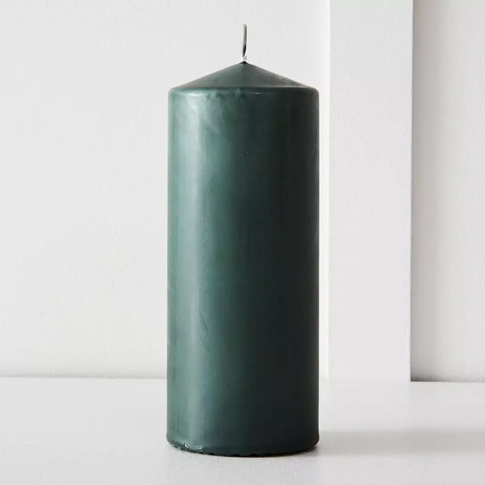 Candles & Candleholders | Siena Pillar Candle 20Cm Moss Candles & Candleholders Candles & Candleholders