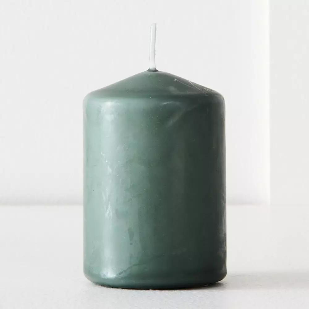 Candles & Candleholders | Siena Pillar Candle 7.5Cm Moss Candles & Candleholders Candles & Candleholders