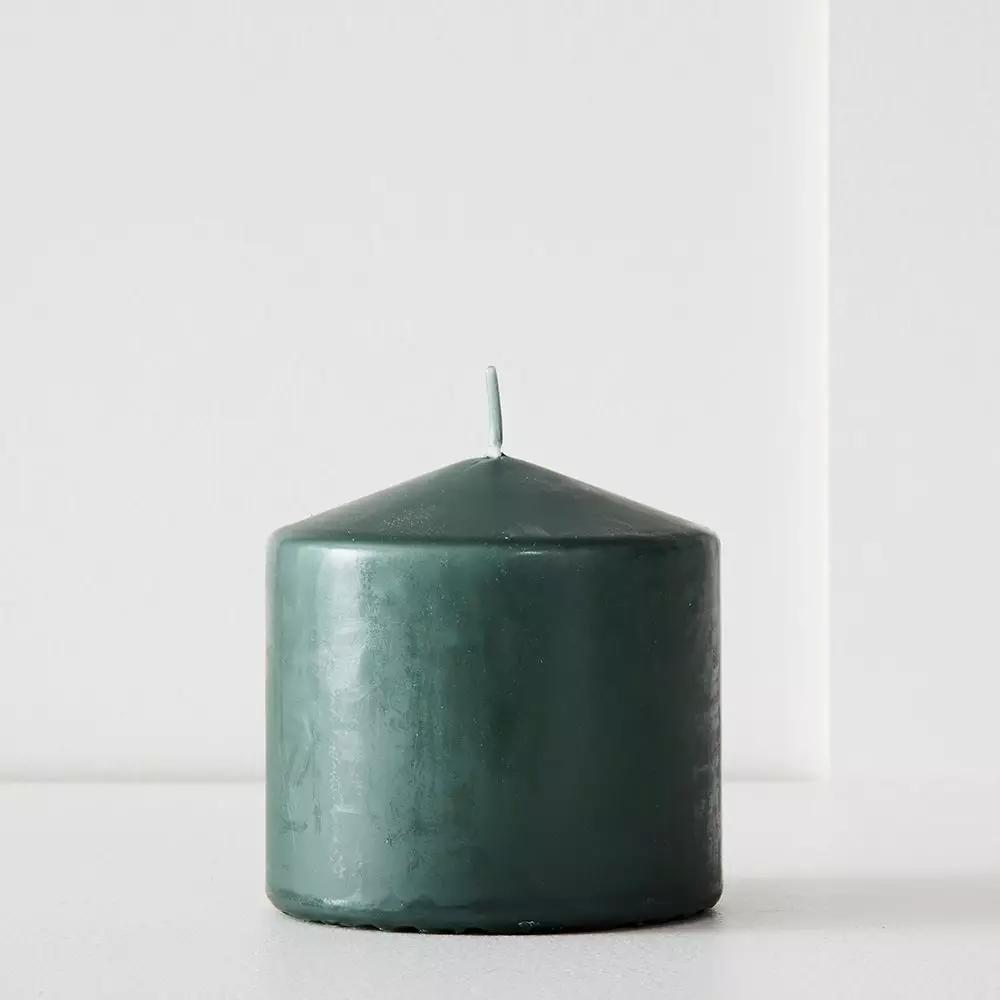 Candles & Candleholders | Siena Pillar Candle 9Cm Moss Candles & Candleholders Candles & Candleholders