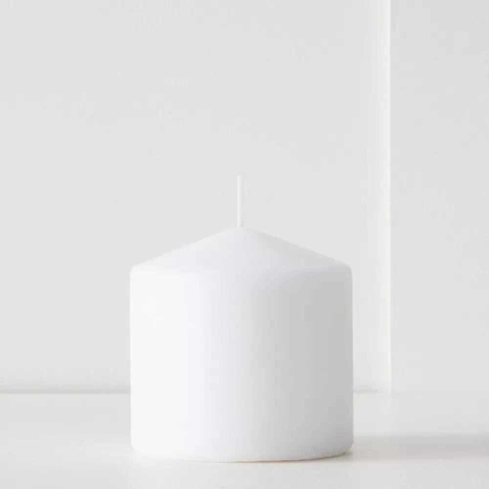 Candles & Candleholders | Siena Pillar Candle 9Cm White Candles & Candleholders Candles & Candleholders