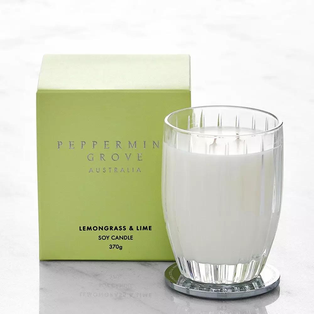 Candles & Scents | Lemongrass & Lime Candle White Candles & Scents Candles & Scents