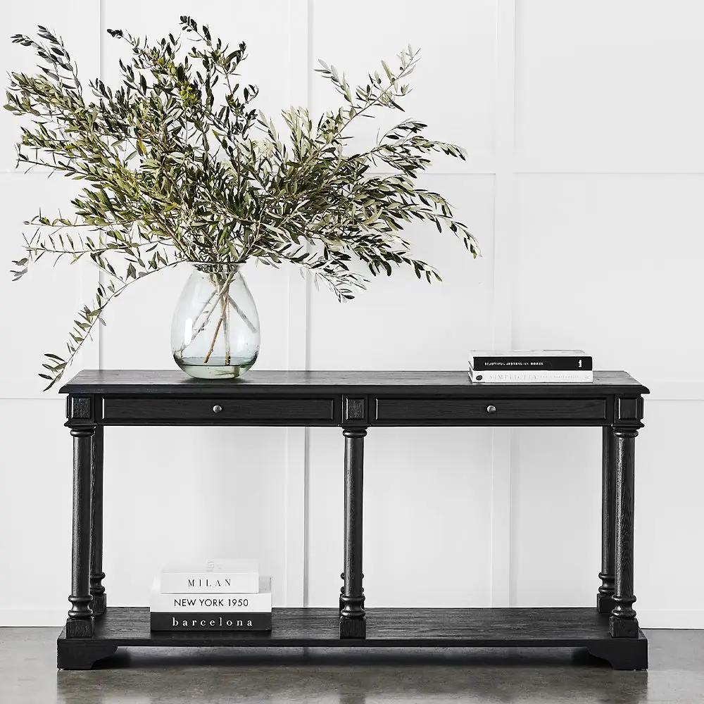 Console & Sofa Tables | Matera Console Table Black Console & Sofa Tables Black