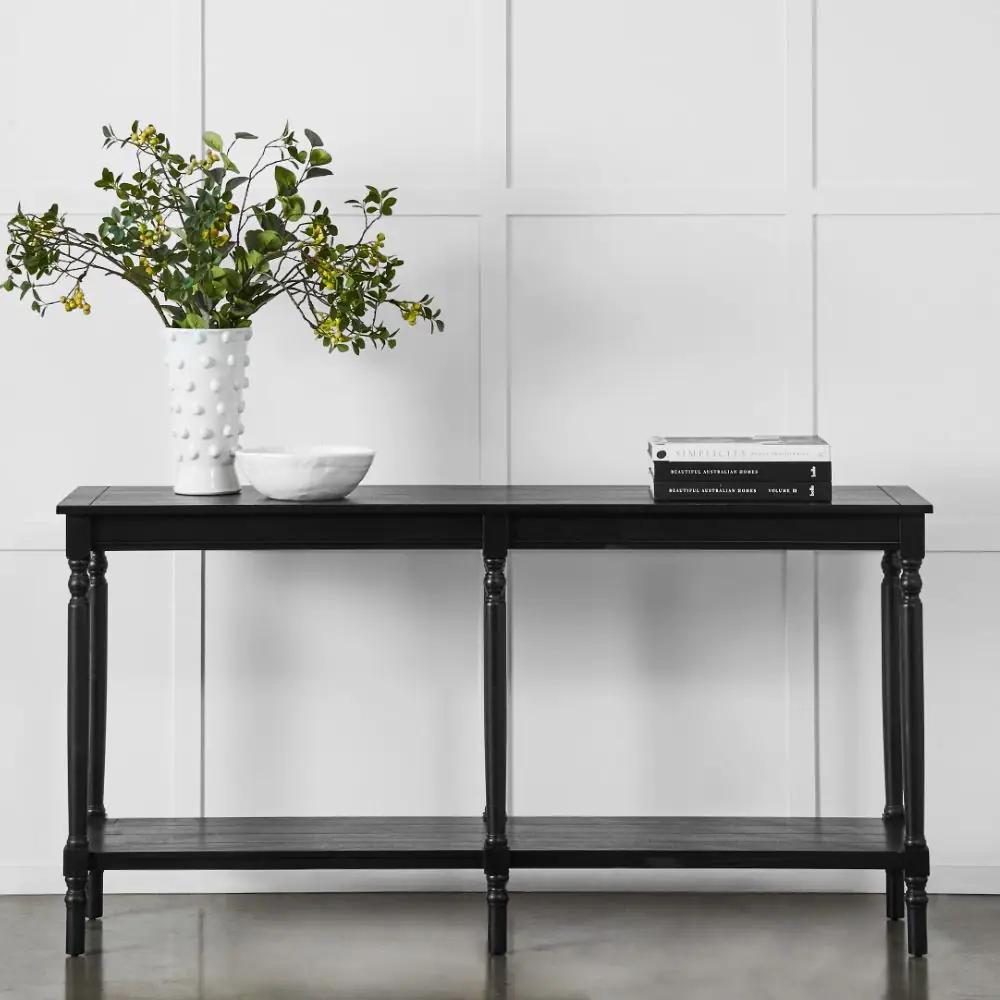 Console & Sofa Tables | Monto Petite Console Table Black Console & Sofa Tables Black