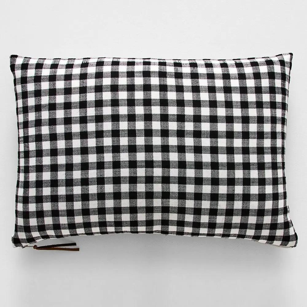 Cushions | Buffalo Check Cushion 40X60 Black & White Black & White