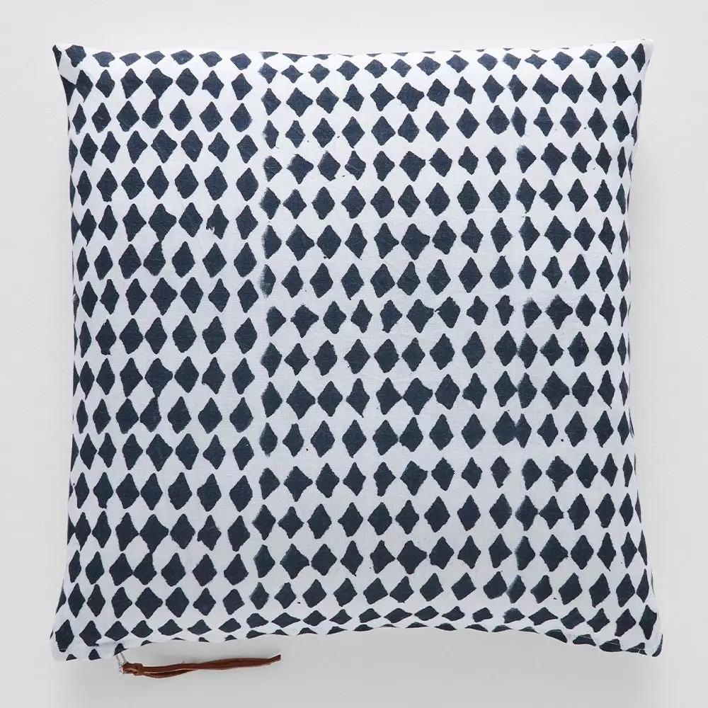 Cushions | Diamond Cushion 50X50 Indigo & White Cushions Cushions