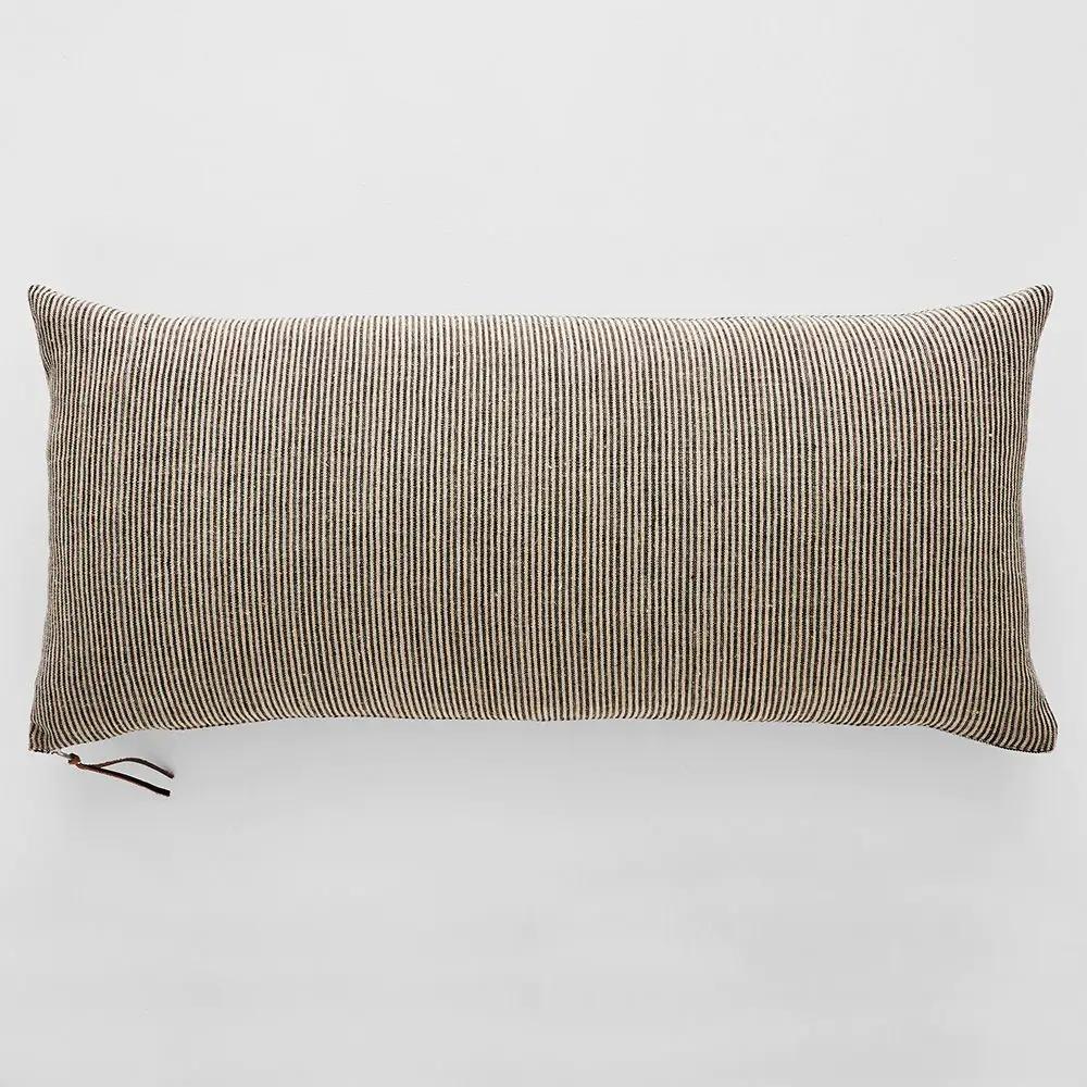 Cushions | Edinburgh Cushion 40X90 Charcoal Cushions Charcoal