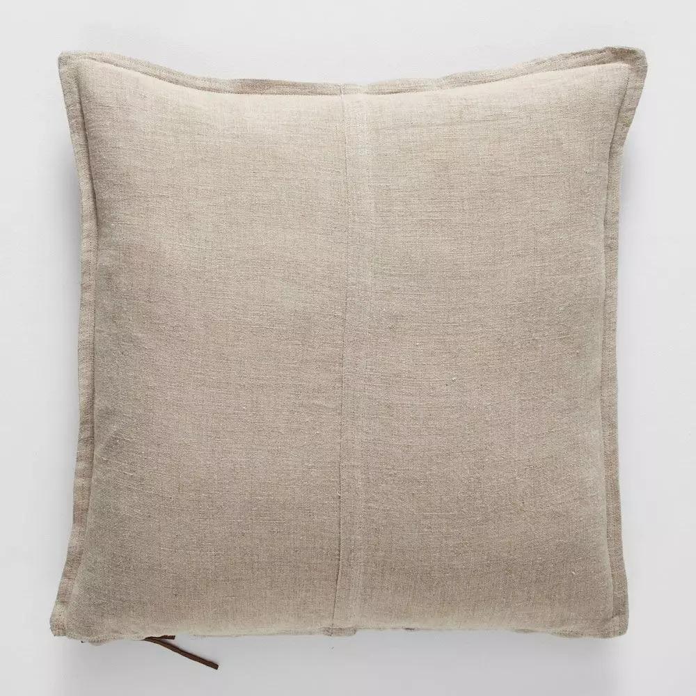 Cushions | Nisha Linen Cushion 55X55 Natural Cushions Cushions