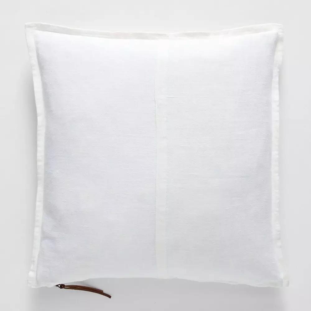 Cushions | Nisha Linen Cushion 55X55 White Cushions Cushions