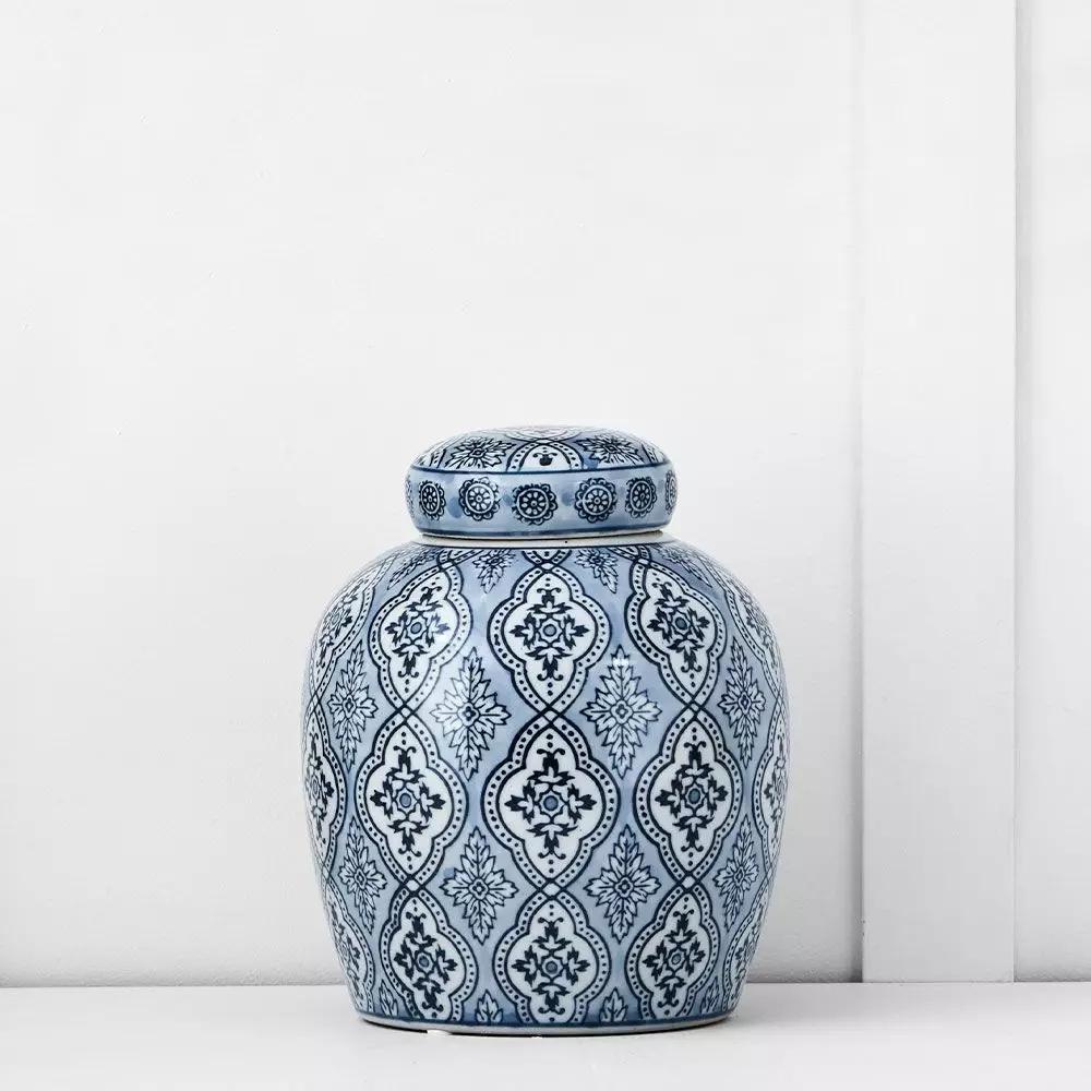 Decorative Accents | Dynasty Jar Ink Blue Decorative Accents Decorative Accents