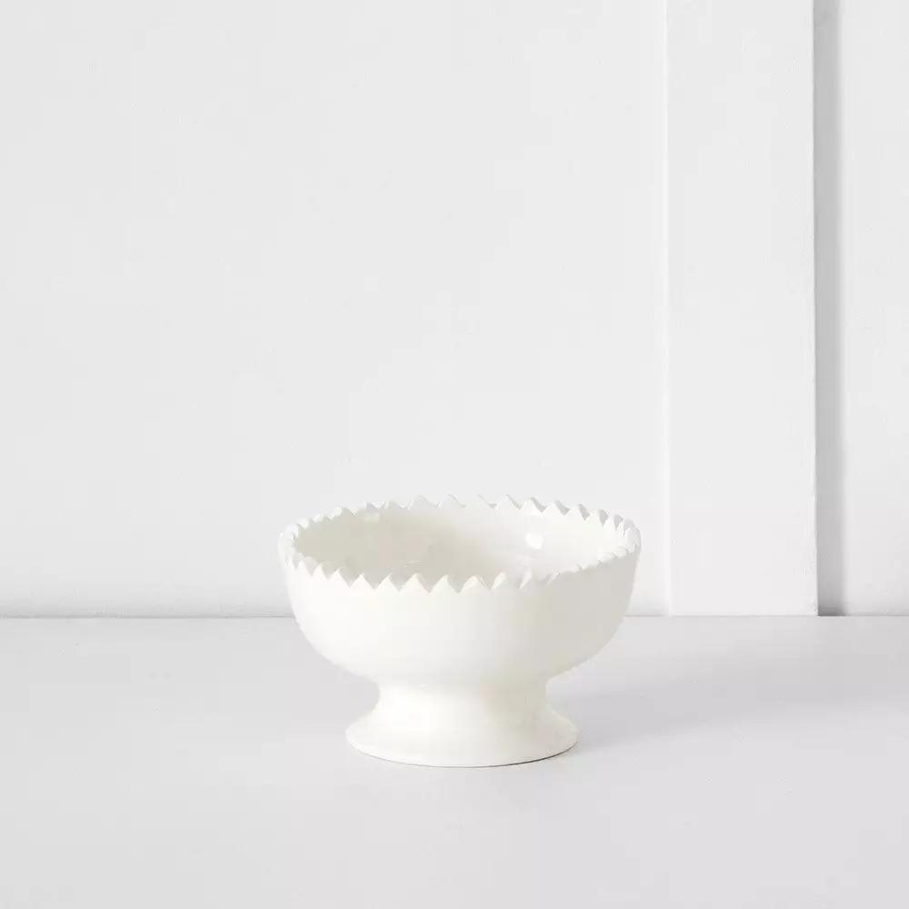 Decorative Accents | Gypsy Footed Bowl S White Decorative Accents Decorative Accents