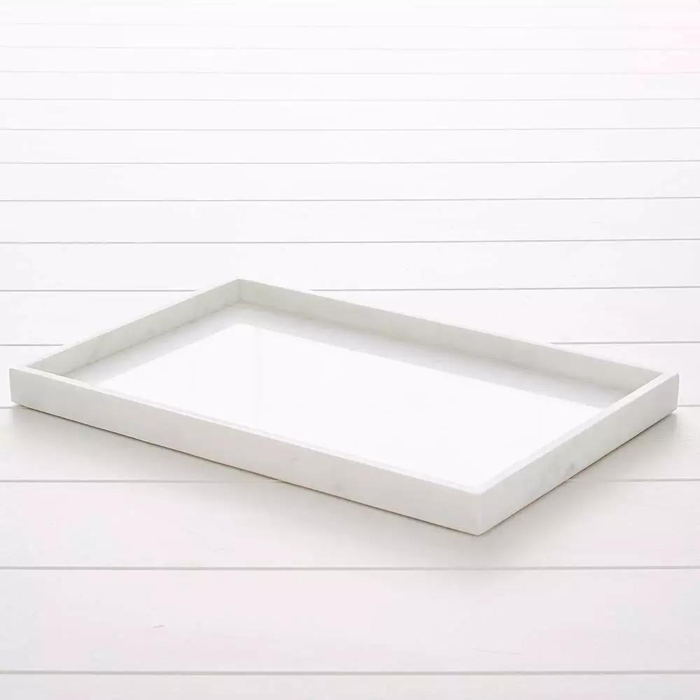 Decorative Accents | Hedland Tray L White Decorative Accents Decorative Accents