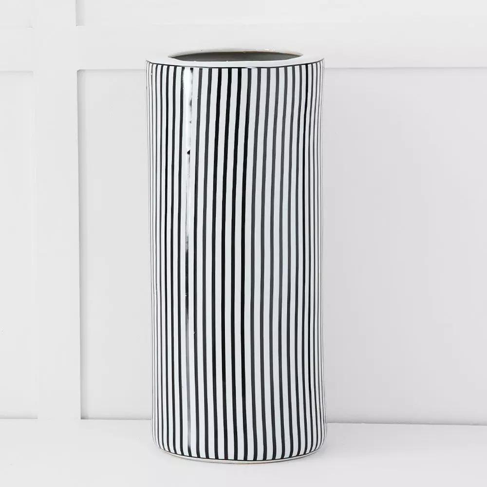 Decorative Accents | Kingdom Umbrella Stand Black & White Decorative Accents Black & White