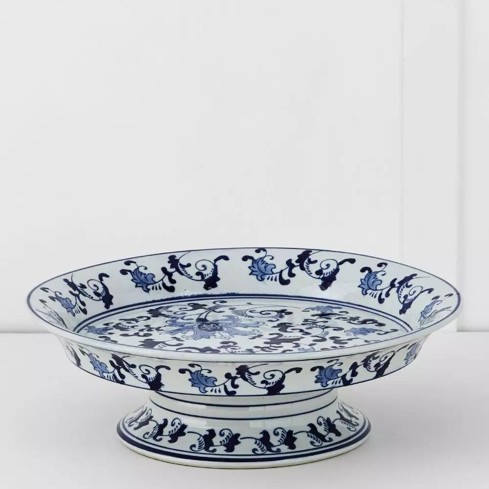 Decorative Accents | Kowloon Bowl Blue & White Decorative Accents Blue & White