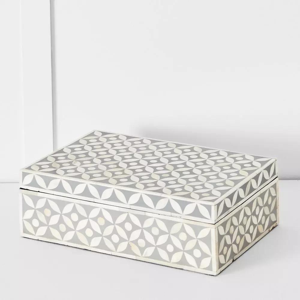 Decorative Accents | Richardson Mia Box Dove Decorative Accents Decorative Accents