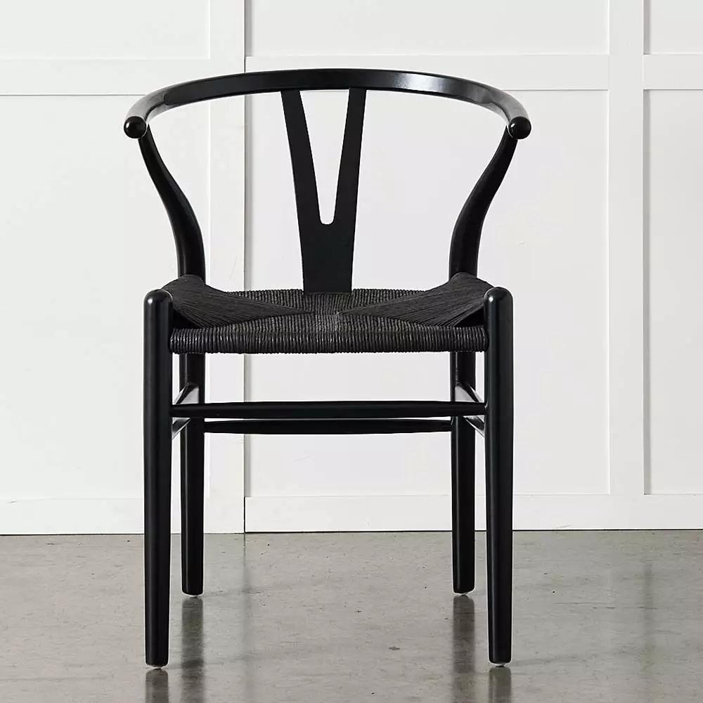 Dining Chairs | Replica Wishbone Chair Black Chairs Black