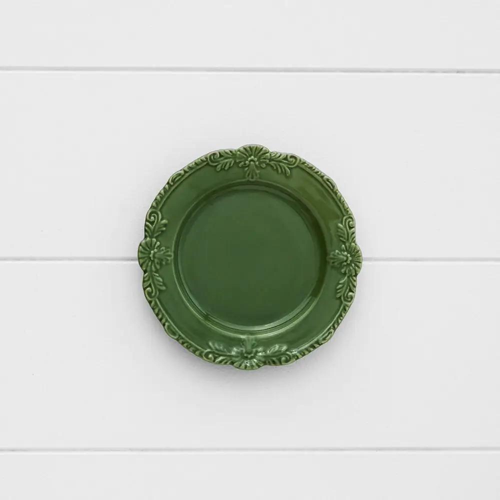 Dinnerware | Bretagne Bread Plate Bretagne Green Dining Bretagne Green