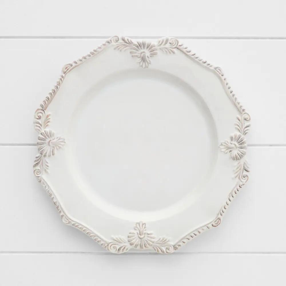 Dinnerware | Bretagne Charger Plate French Vanilla Dining Dinnerware