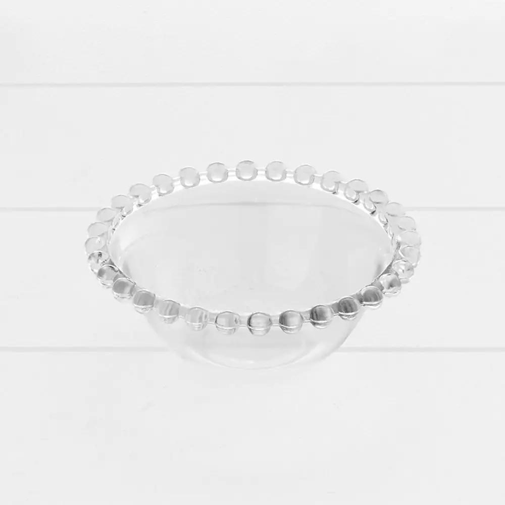 Dinnerware | Fleurette Beaded Bowl Clear Dining Clear