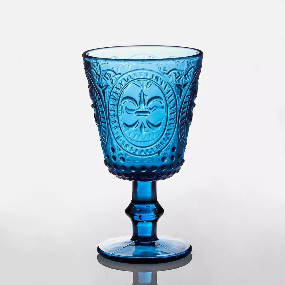 Glassware | Avery Goblet Blue Dining Blue