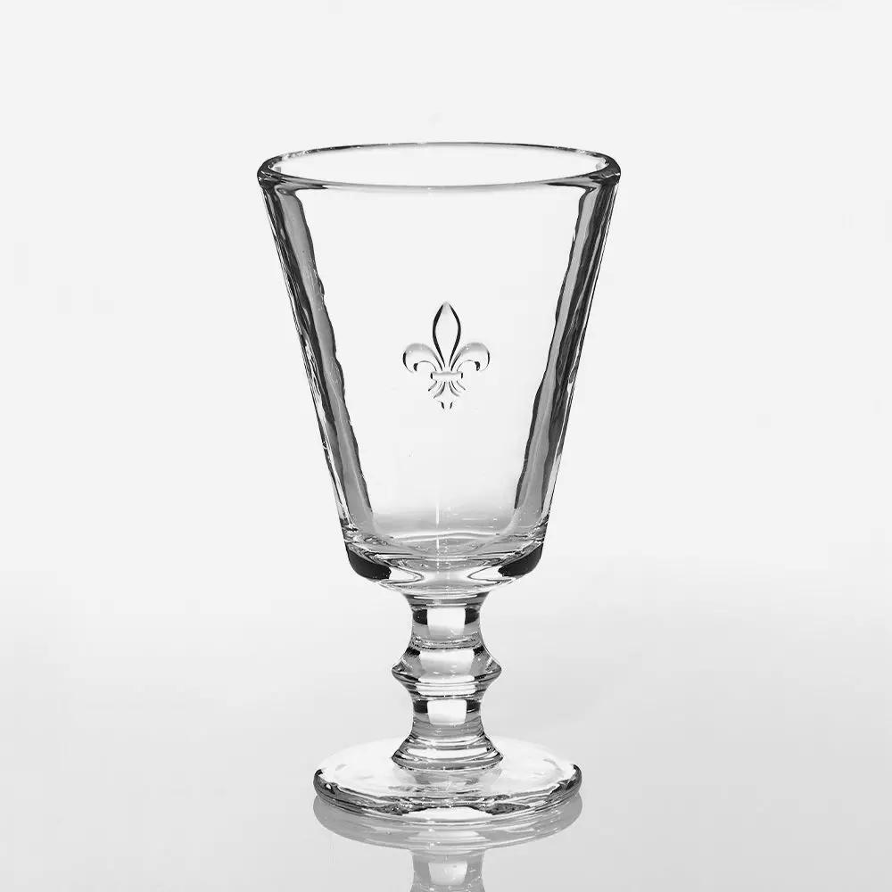 Glassware | Fleur De Lys Goblet 4 Pack Clear Dining Clear