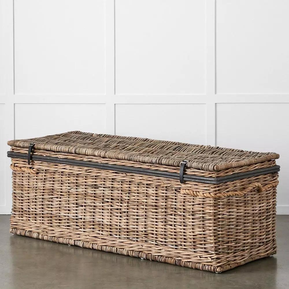 Hampers & Laundry | Kubu 3 Section Hamper Kubu Grey Baskets & Hampers Baskets & Hampers