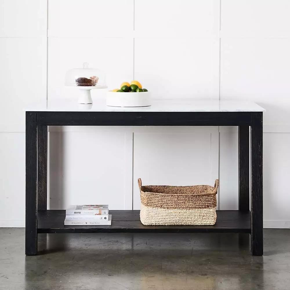 Island Benches | Cavendish Bench Black & White Furniture Black & White