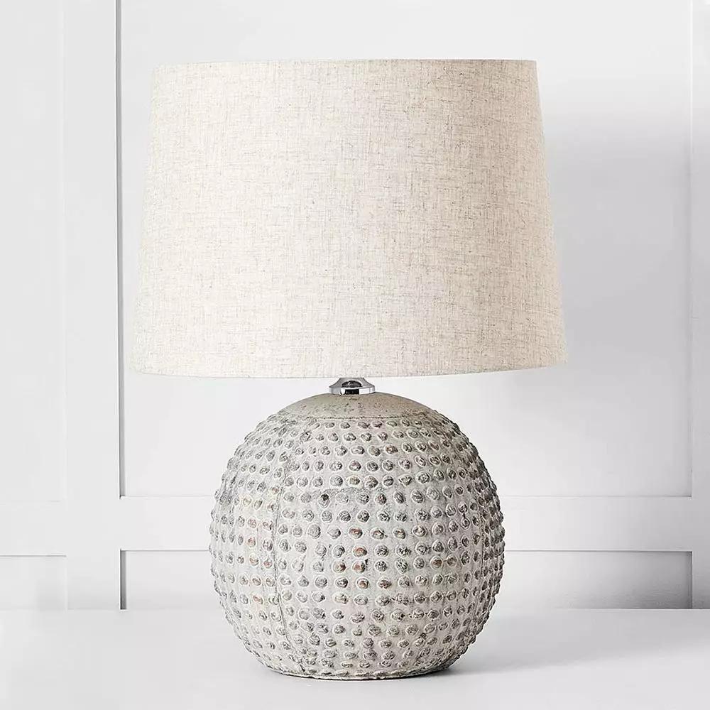 Lighting | Creole Table Lamp White & Grey Homewares Lighting