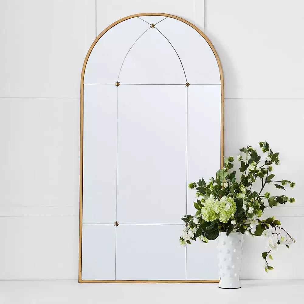 Mirrors | Calypso Curved Mirror Antique Gold Homewares Antique Gold