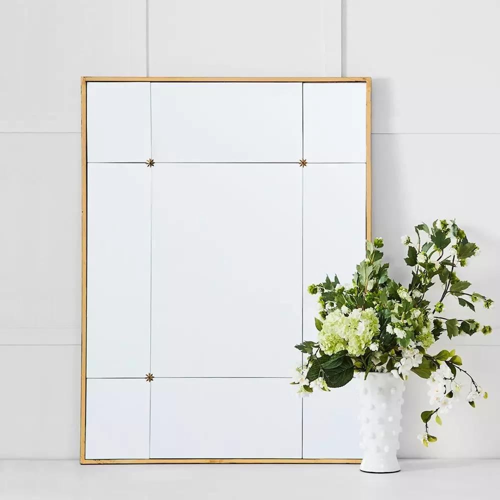 Mirrors | Calypso Rectangle Mirror Antique Gold Homewares Antique Gold