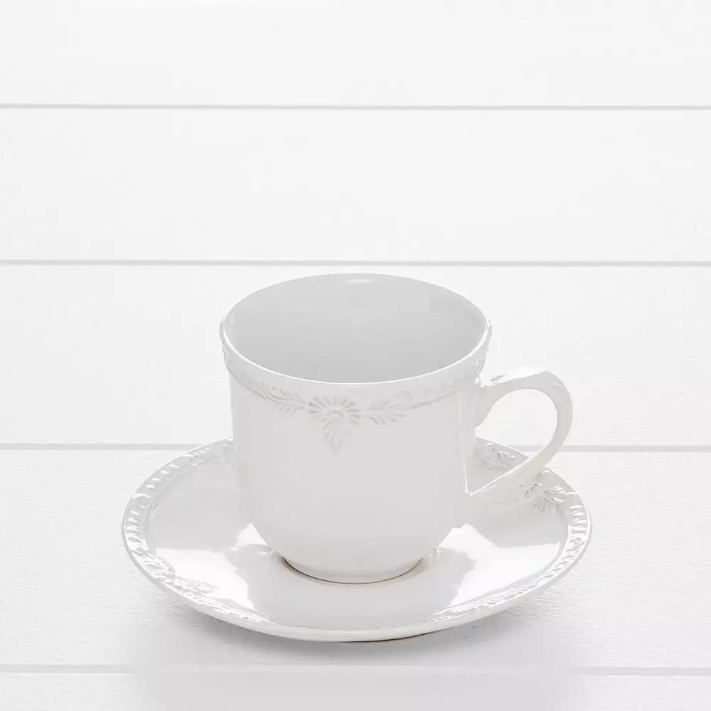 Mugs And Cups | Bretagne Cup & Saucer French Vanilla Dining French Vanilla