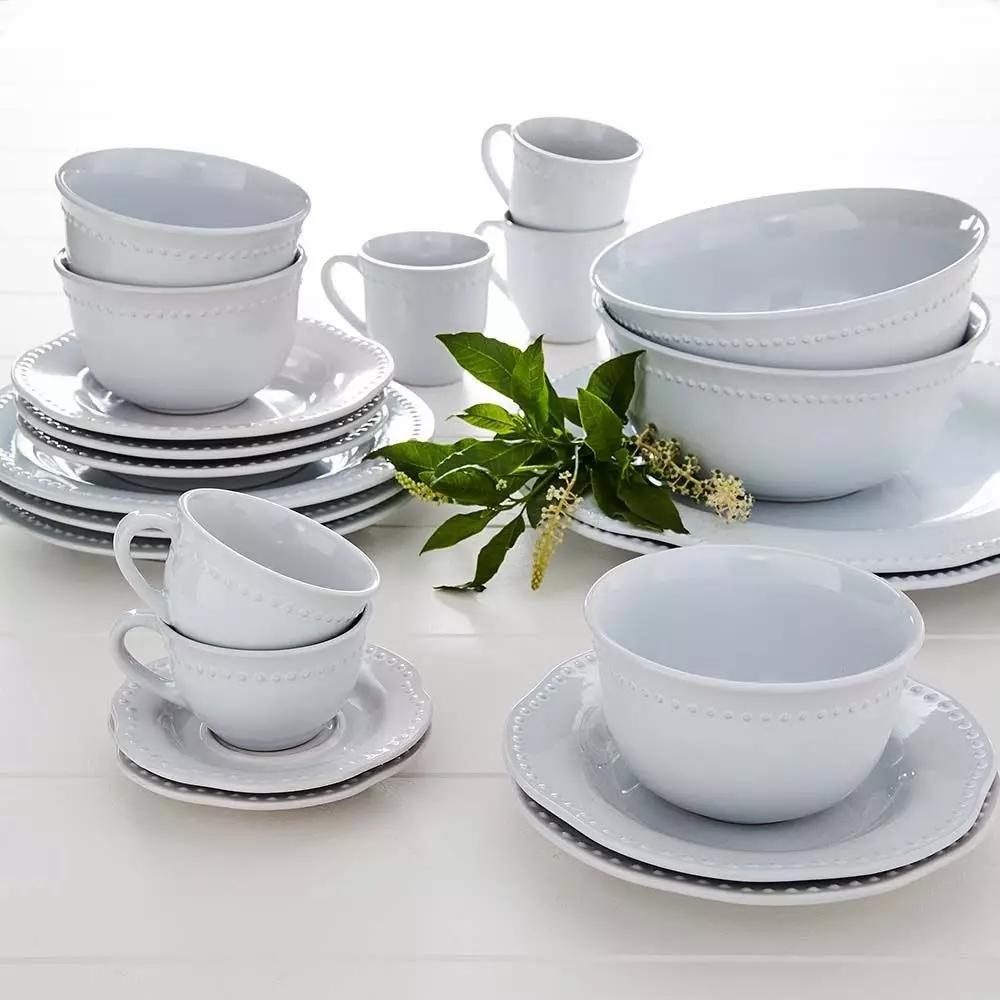 Mugs And Cups | Lauren Cup & Saucer White Dining Mugs And Cups