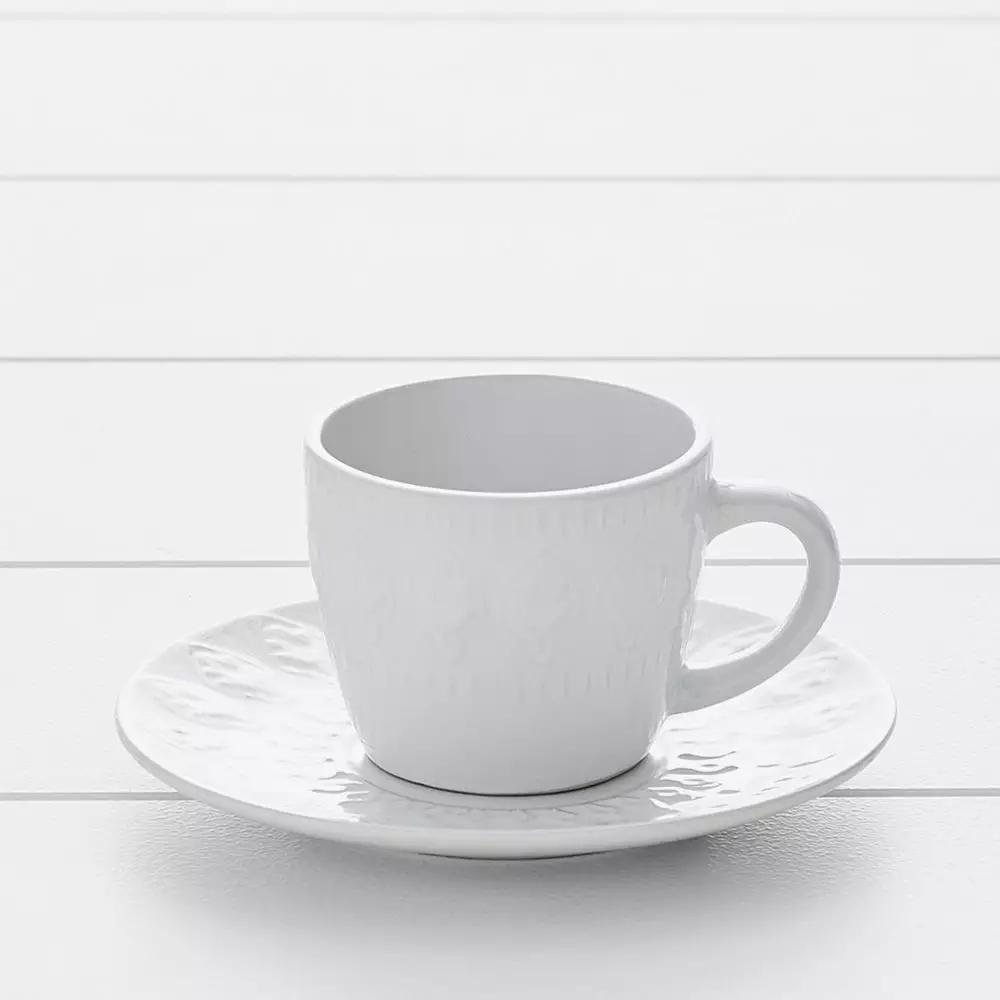 Mugs And Cups | Marseille Cup & Saucer White Dining Mugs And Cups