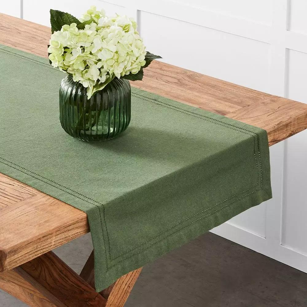 Napery | Hayman Table Runner Forest Dining Forest