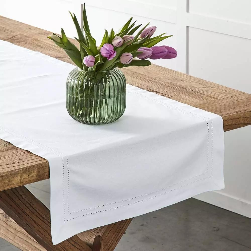 Napery | Hayman Table Runner White Dining Napery