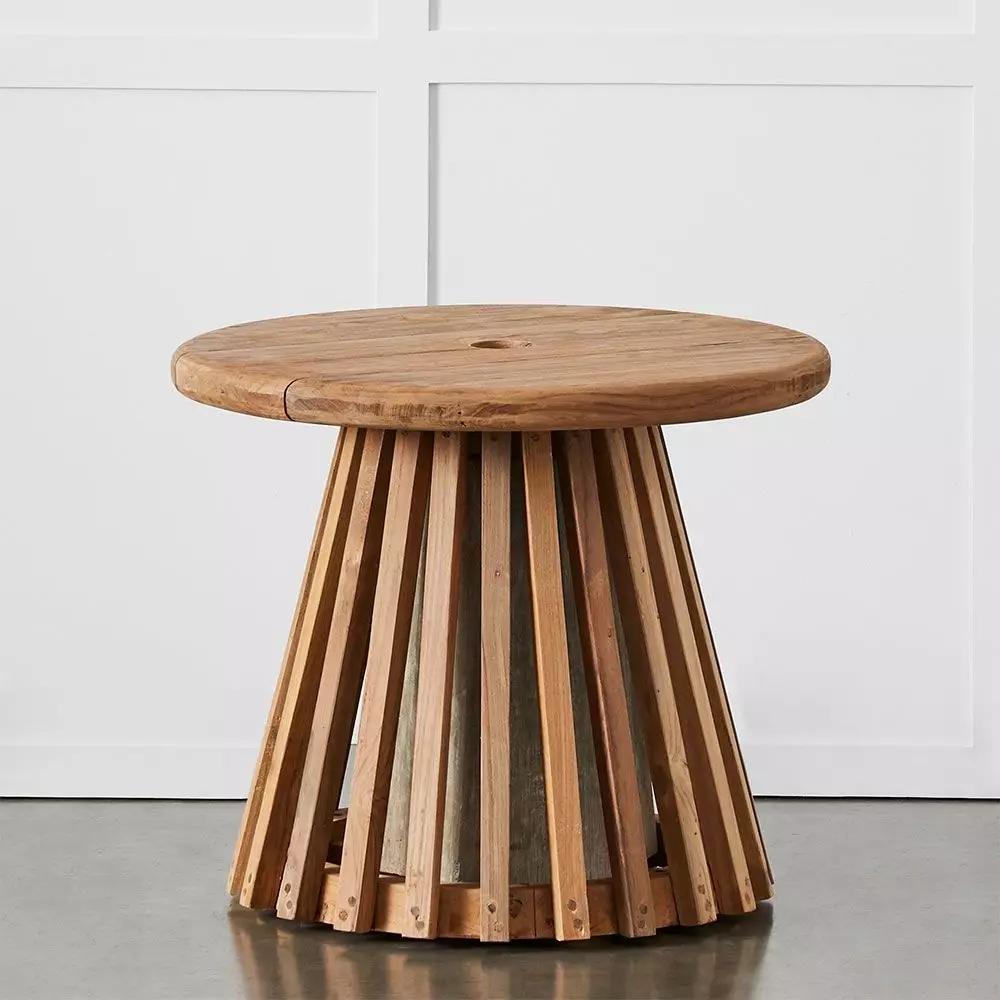 Outdoor Dining | Paradiso Side Table Base Natural Furniture Natural