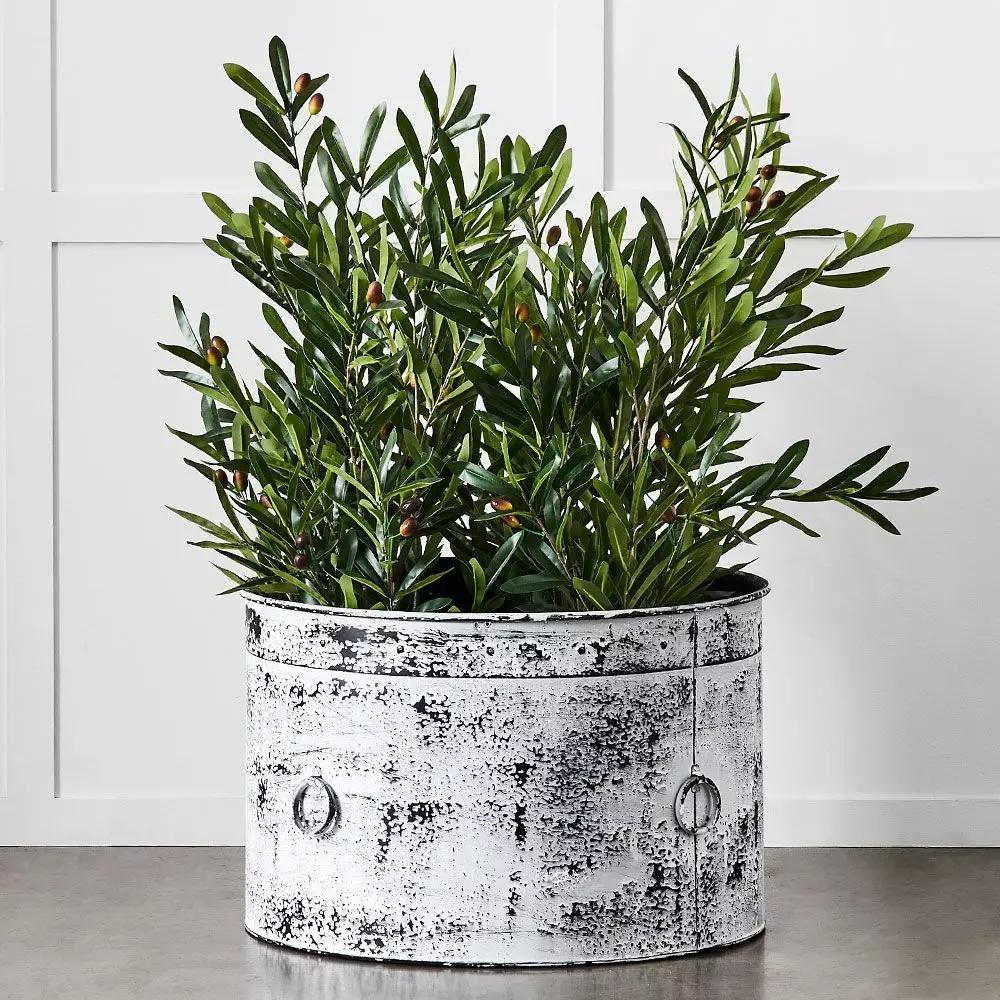 Pots, Planters & Urns | Amalfi Trough White Homewares Pots, Planters & Urns