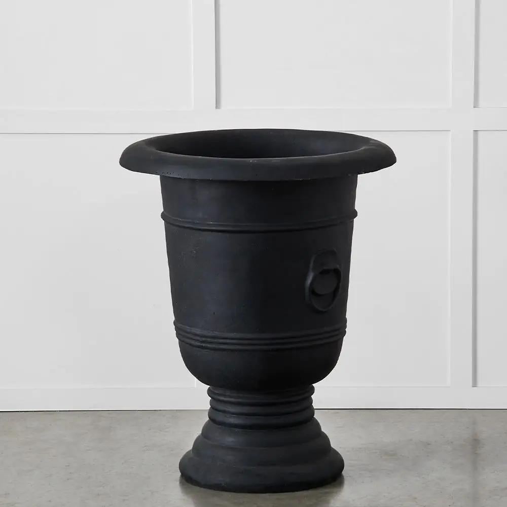 Pots, Planters & Urns | Terrain Tall Planter Dark Lead Homewares Dark Lead