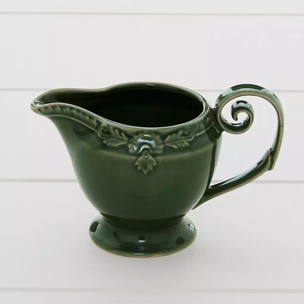 Servingware | Bretagne Creamer Bretagne Green Dining Bretagne Green