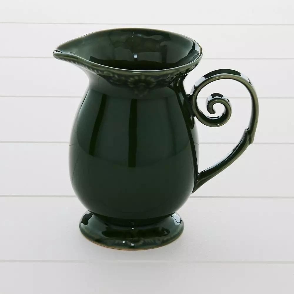 Servingware | Bretagne Pitcher Bretagne Green Dining Bretagne Green