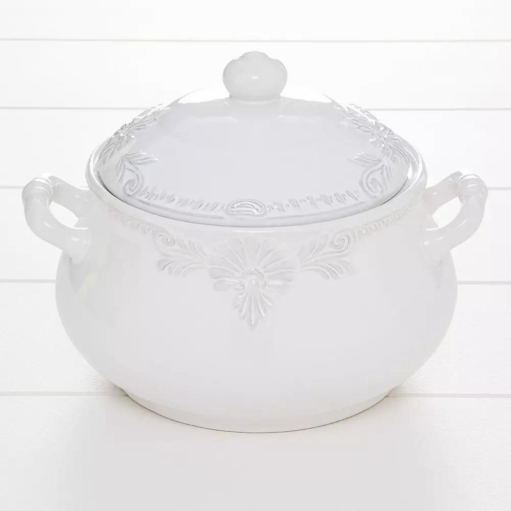 Servingware | Bretagne Soup Tureen French Vanilla Dining French Vanilla