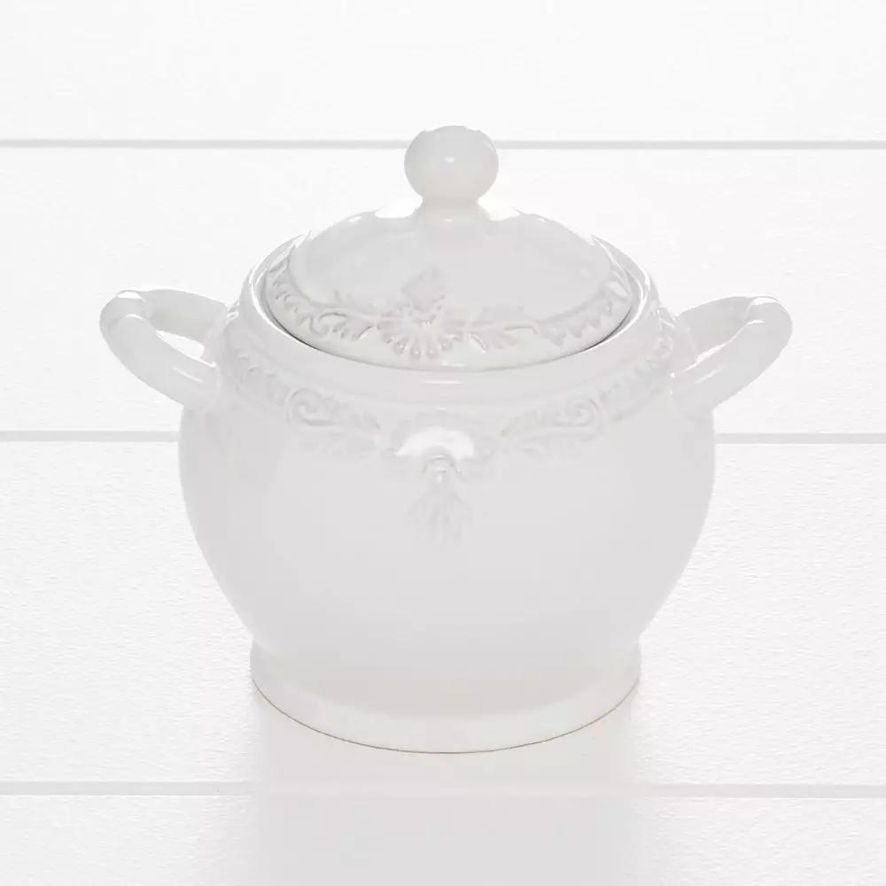 Servingware | Bretagne Sugar Pot French Vanilla Dining French Vanilla