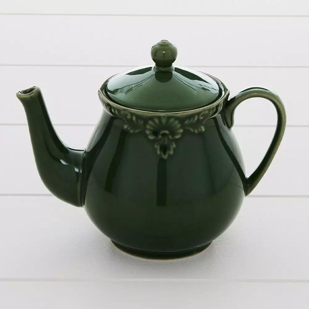 Servingware | Bretagne Teapot Bretagne Green Dining Bretagne Green