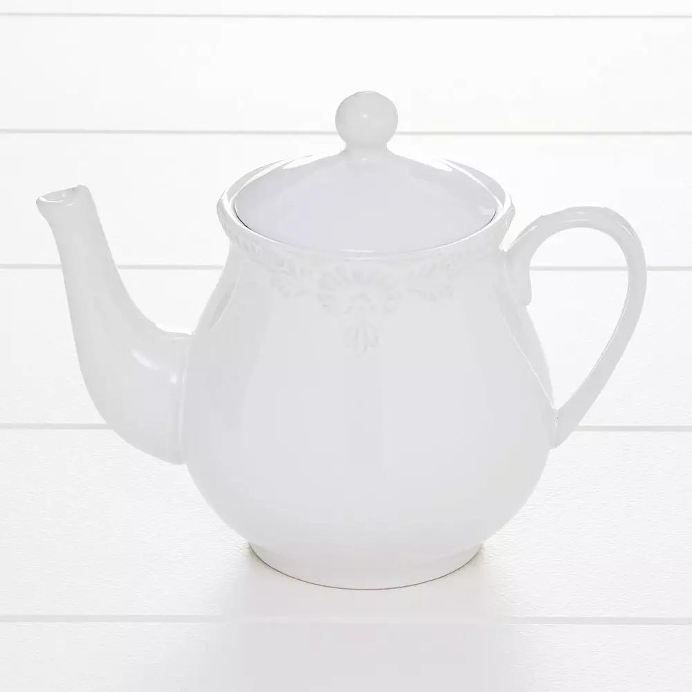 Servingware | Bretagne Teapot French Vanilla Dining French Vanilla