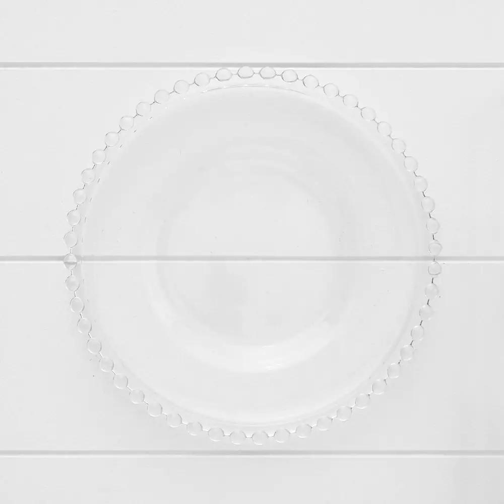 Servingware | Fleurette Serving Plate Clear Dining Clear