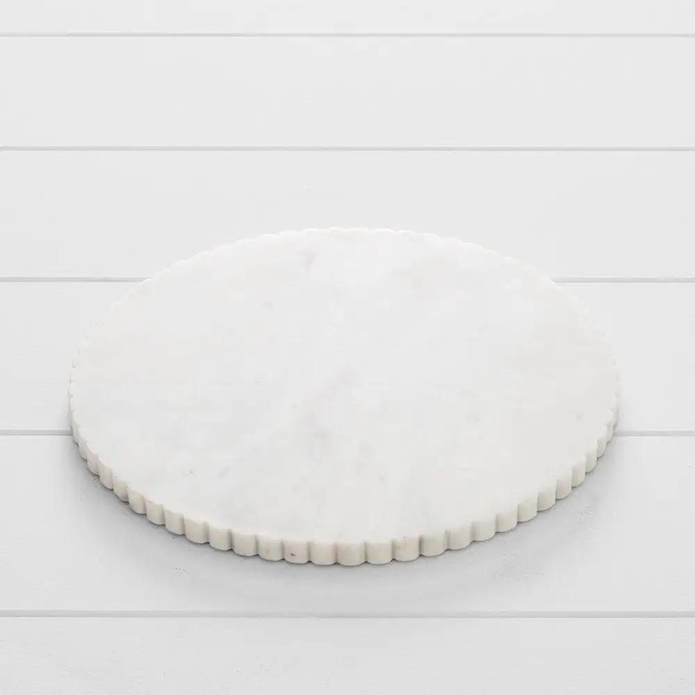 Servingware | Hedland Scalloped Plate White Dining Servingware