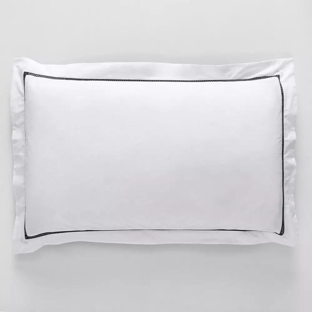 Sheets & Pillowcases | Carla Pillowcase Tailored Pair White & Dove Bed Linen Sheets & Pillowcases