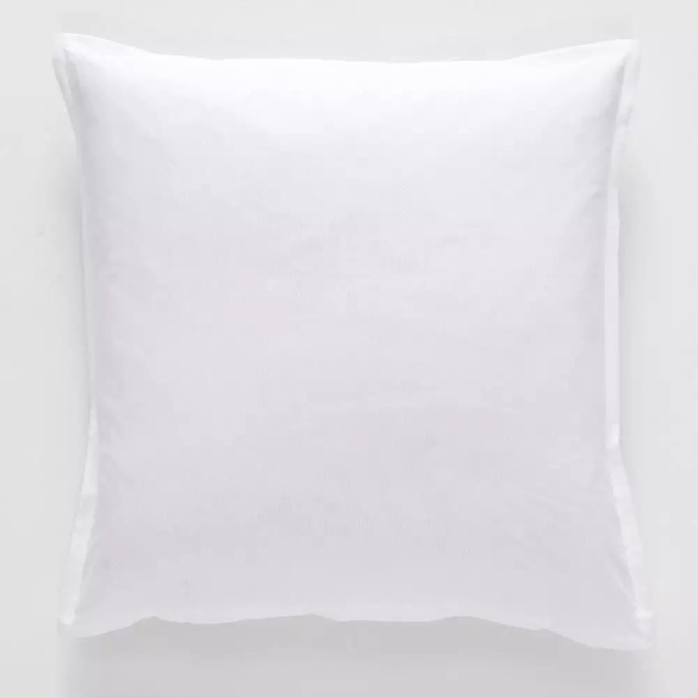 Sheets & Pillowcases | Pique Waffle Euro Pillowcase White Bed Linen Sheets & Pillowcases